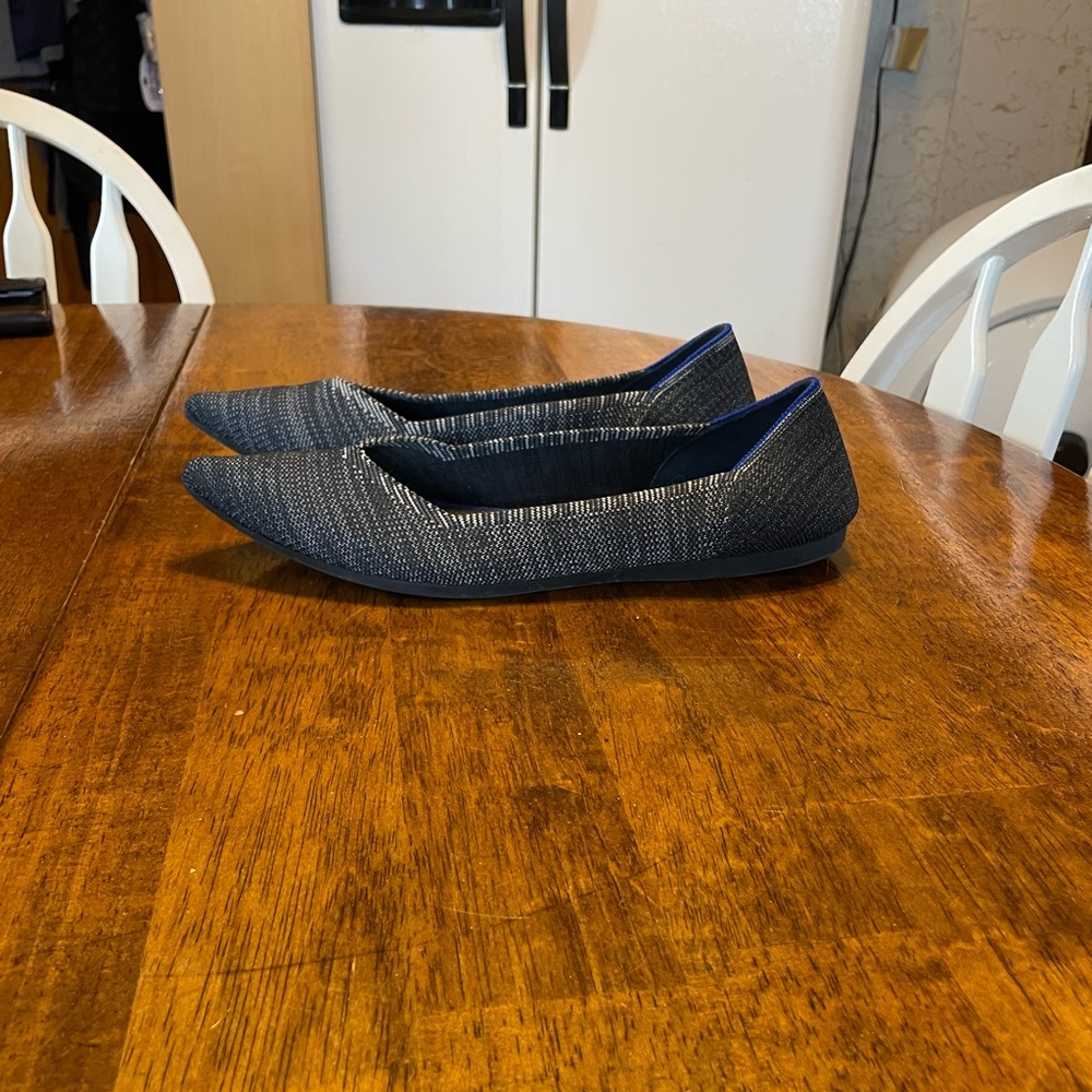 Rothy’s EUC Granite Heather Point Size 12